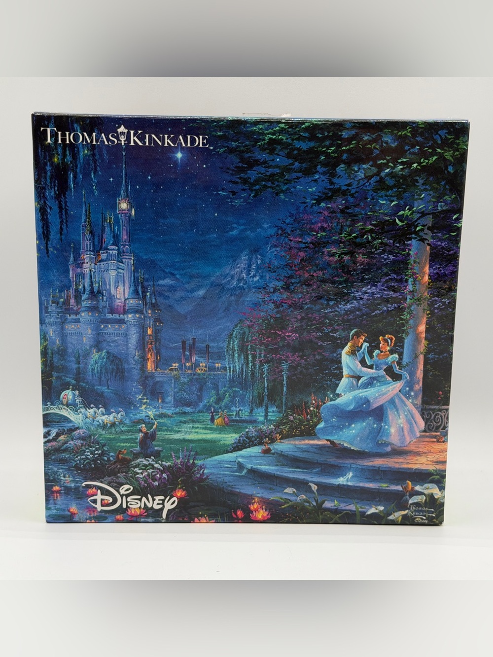 Disney Thomas Kinkade Cinderella Dancing In The Starlight Puzzle - Complete